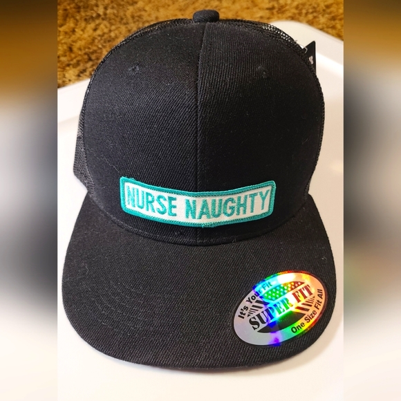 Hat Accessories - Nurse Naughty Snapback Trucker Patch Hat Brand New
